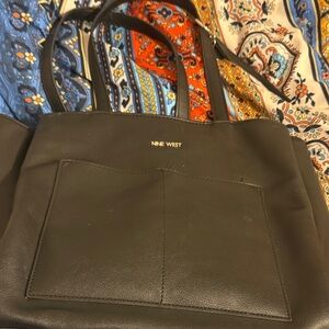 Nine West Charcoal Tote Bag